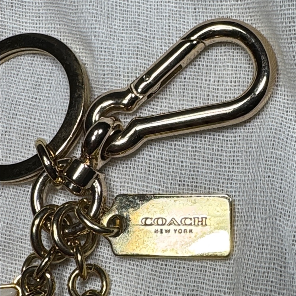 COACH STAR BAG CHARM KEY CHAIN WITH DUST BAG - Picture 6 of 10